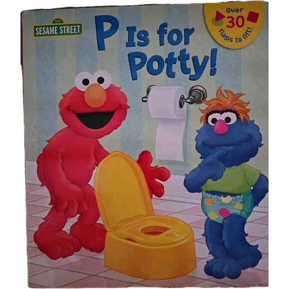 P Is for Potty! (Sesame Street) by Naomi Kleinberg (2014, Children's Board Book) - Picture 1 of 8